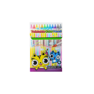 COLOUR PENCIL-  BUNCHO TWIST COLOUR PENCIL12CLR/SET