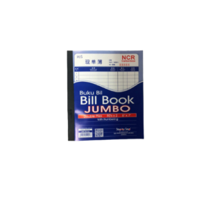 JUMBO BILL BOOK JNB 8-6702 6″X7″ 80X2 NCR