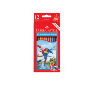 COLOUR PENCIL-  FABER CASTELL 114462 / 114413 WATER CLR PENCIL 12L (with brush)