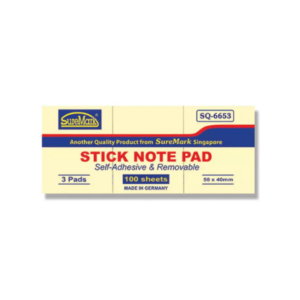 SUREMARK SQ6653/3 STICK NOTE 1 5/8″X2 3PAD/PACK